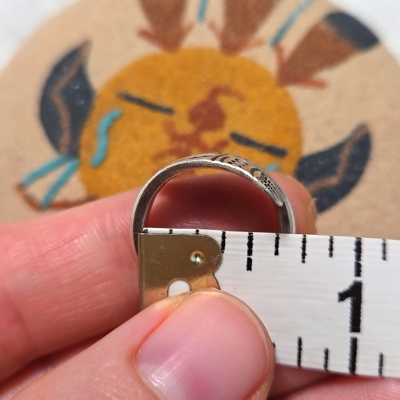 Sterling Silver Tribal Ring - Picture 4 of 4